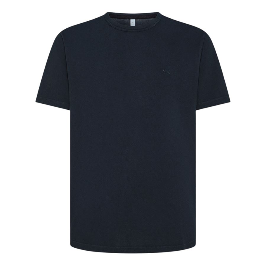 T-shirt maniche corte da uomo in piquet di cotone Sun68 | T3512707