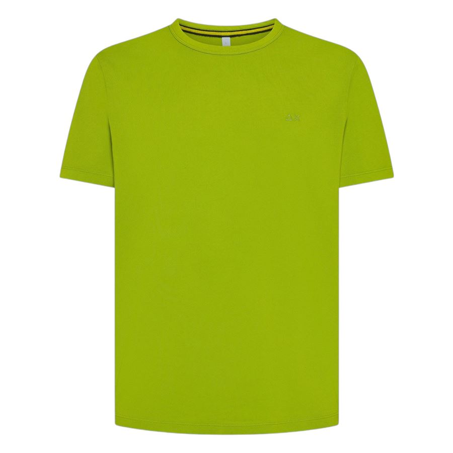 T-shirt maniche corte da uomo in piquet di cotone Sun68 | T3512742