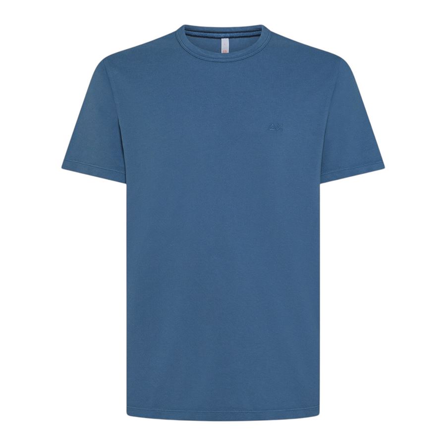 T-shirt maniche corte da uomo in piquet di cotone Sun68 | T3512780