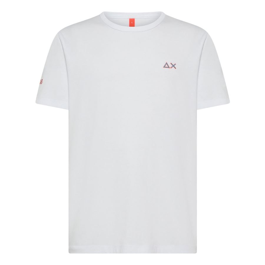 T-shirt maniche corte da uomo in jersey di cotone Sun68 | T3514001
