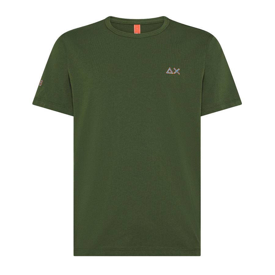T-shirt maniche corte da uomo in jersey di cotone Sun68 | T3514037