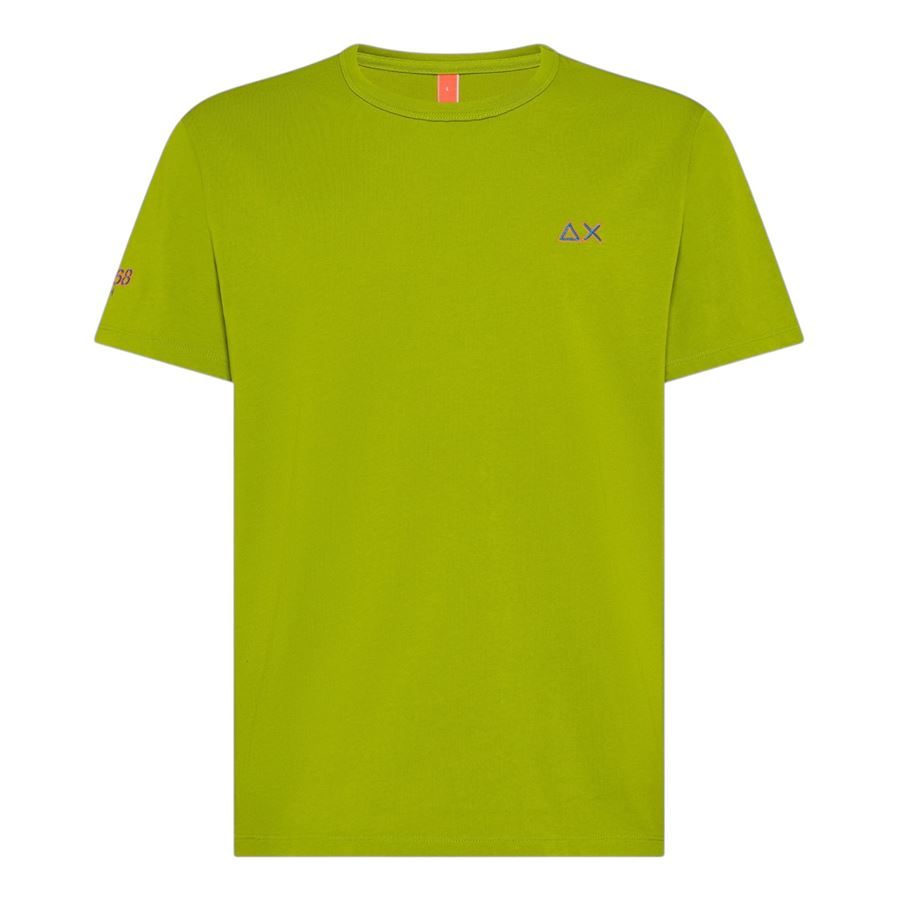 T-shirt maniche corte da uomo in jersey di cotone Sun68 | T3514042