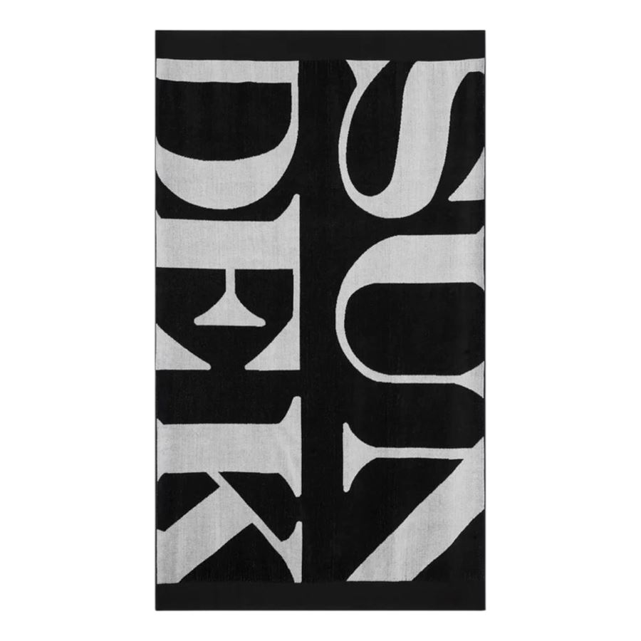 Telo mare in spugna con maxi logo Big logo Towel Sundek | AM443ATC100000401