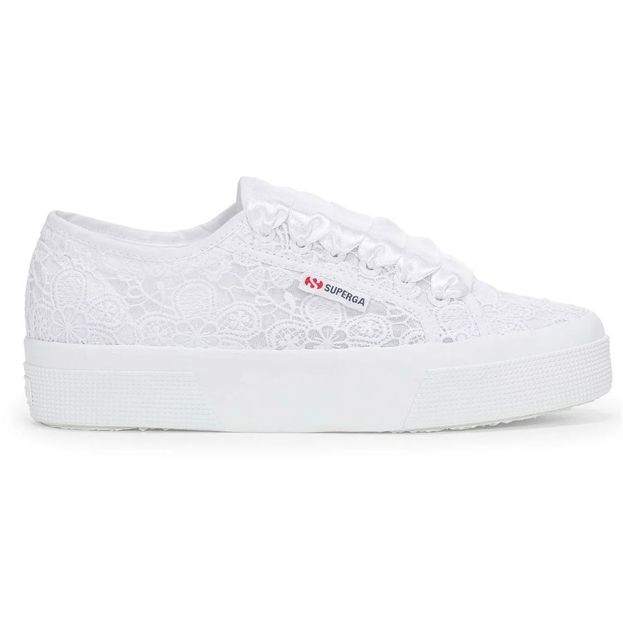 2740 Flower Macrame sneakers da donna Superga | S2136QWA0A