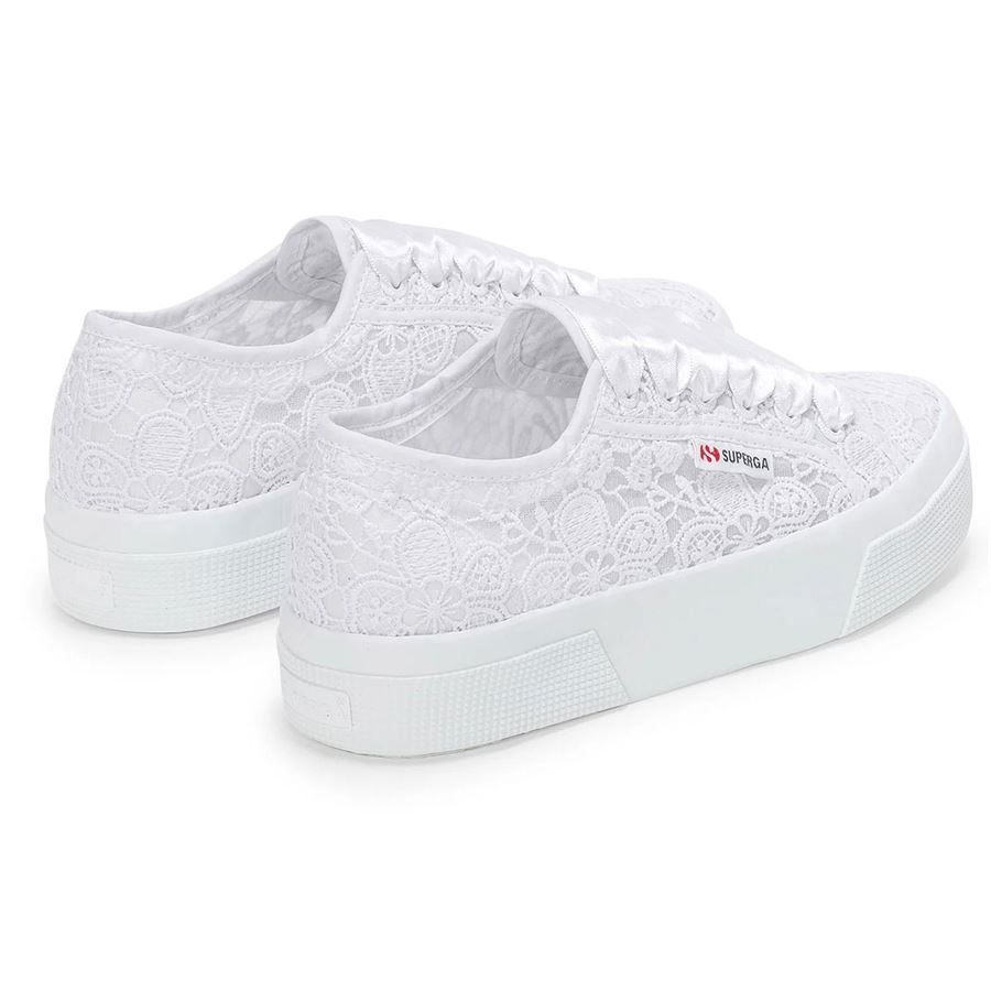 2740 Flower Macrame sneakers da donna Superga | S2136QWA0A
