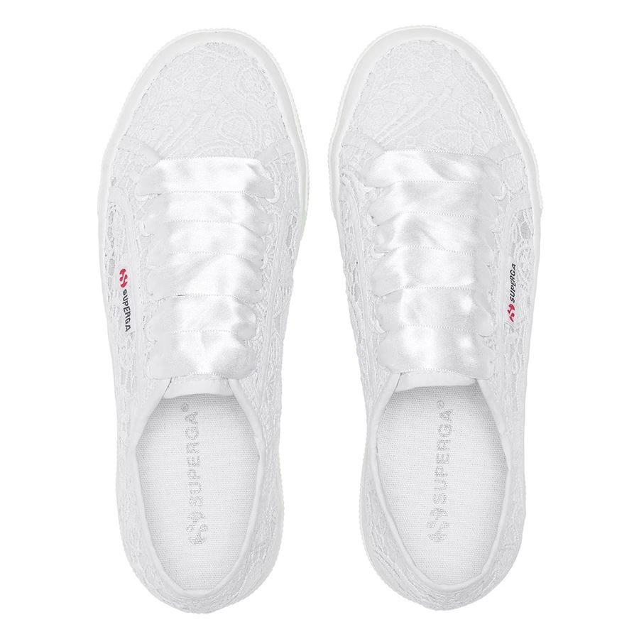 2740 Flower Macrame sneakers da donna Superga | S2136QWA0A