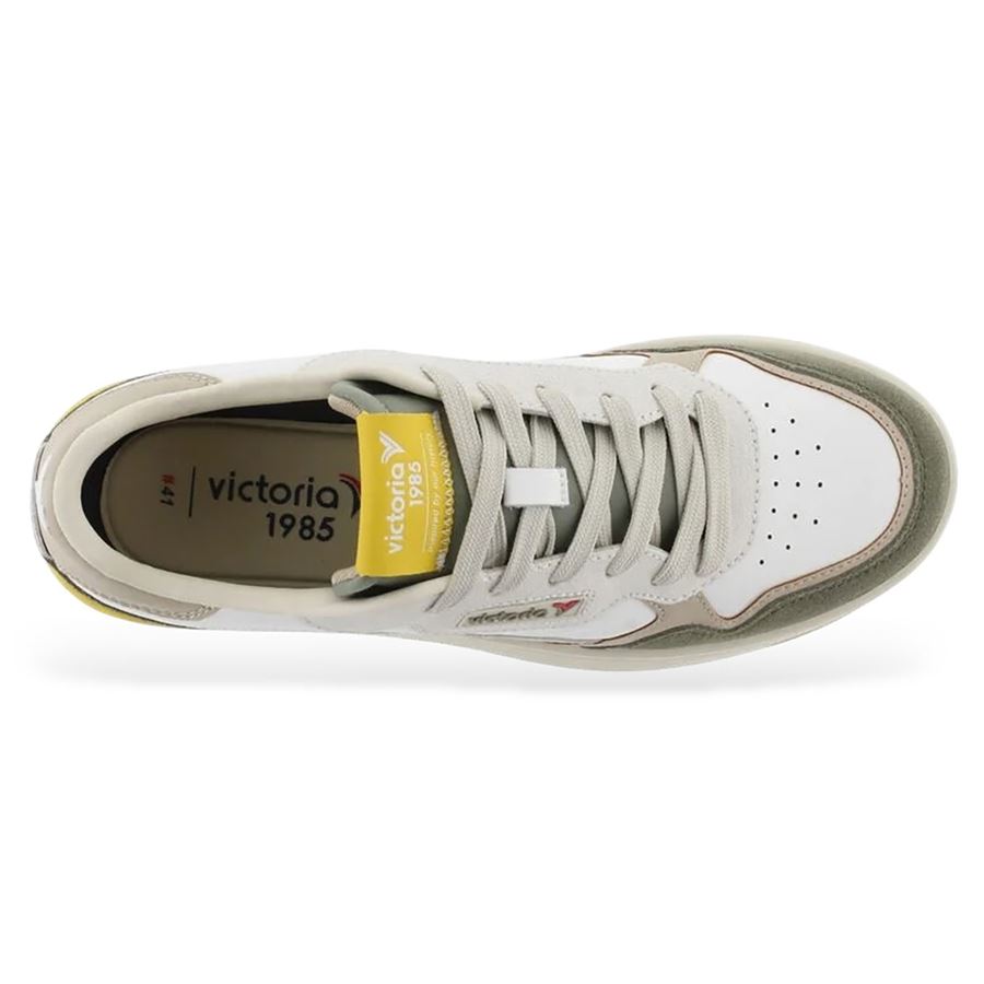 C80 - Color Block sneaker da uomo Victoria | 8800124KAKI