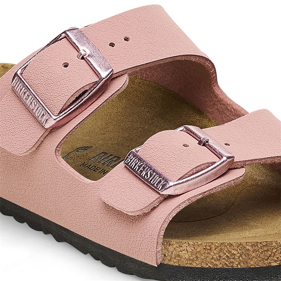 Arizona Kids pink clay, Birkibuc - Calz. Stretta ciabatta da bambina Birkenstock | 1026423X