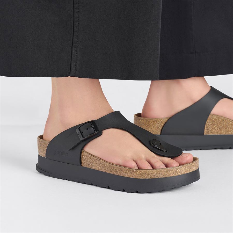 Gizeh Platf black veg Birko Flor infradito da donna Birkenstock | 1027367X