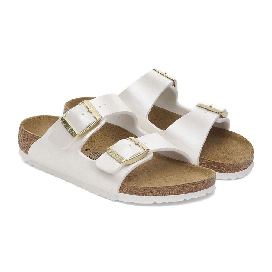 Arizona Kids electric metallic pearl, Birko Flor - Calz. Stretta ciabatta da bambina Birkenstock | 1029456X
