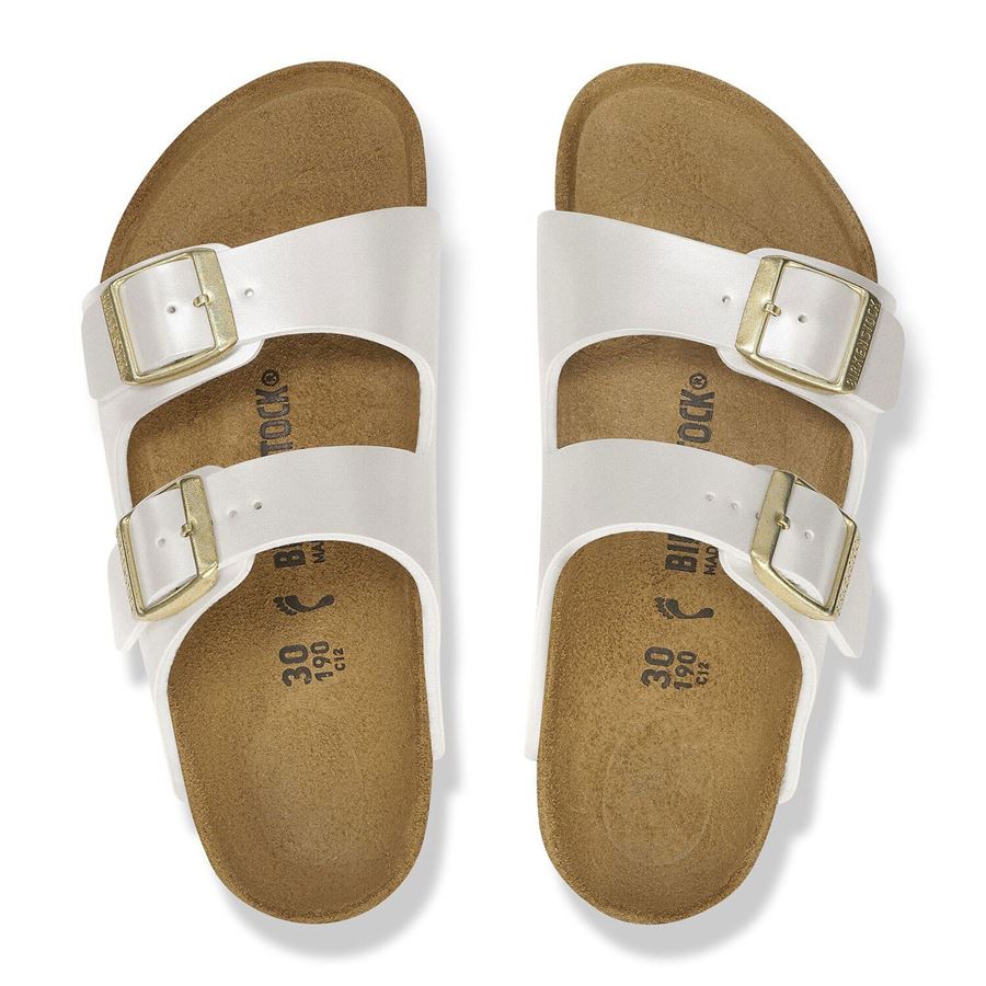 Arizona Kids electric metallic pearl, Birko Flor - Calz. Stretta ciabatta da bambina Birkenstock | 1029456X