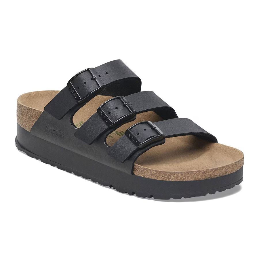 Florida III Platf black veg, Birko Flor ciabatta da donna Birkenstock | 1029737X