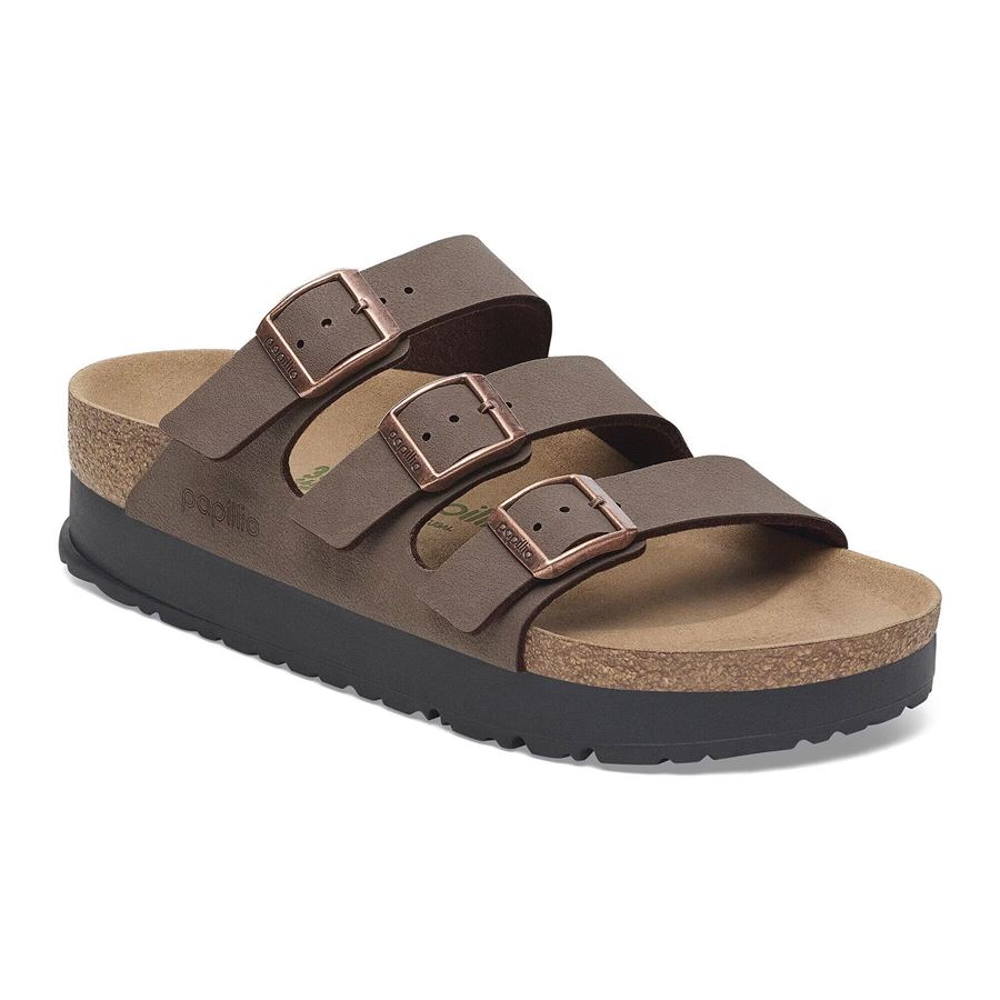 Florida III Platf mocca veg, Birkibuc ciabatta da donna Birkenstock | 1029741X