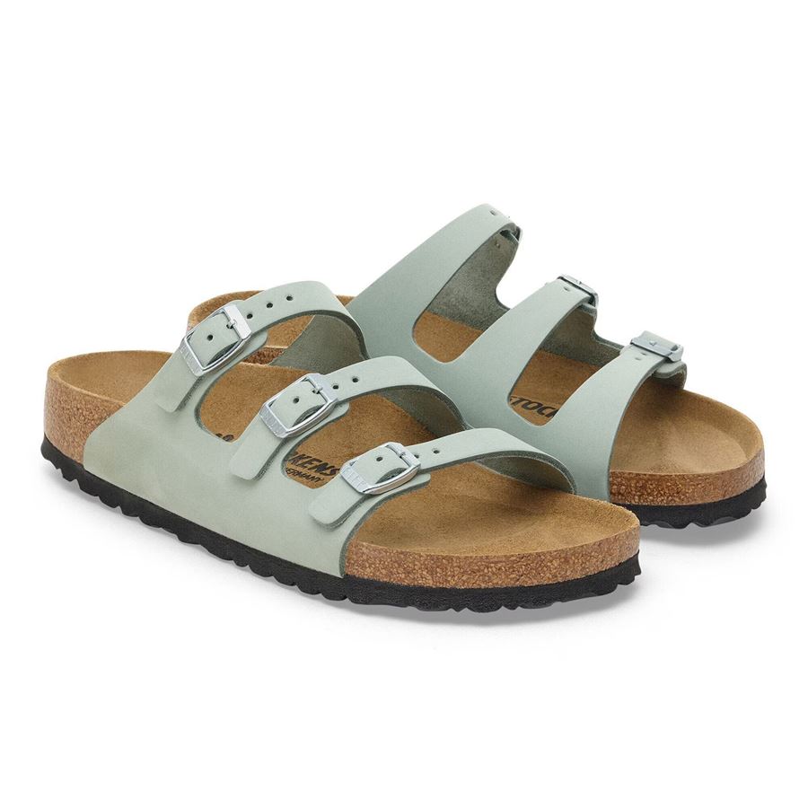 Florida III Platf pure sage veg, Birko Flor ciabatta da donna Birkenstock | 1030319X