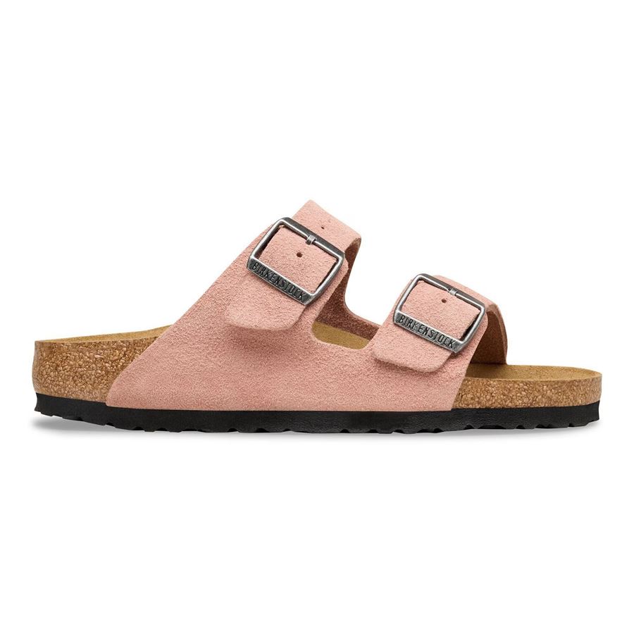 Arizona pink clay, Suede Leather ciabatta da donna Birkenstock | 1031651X