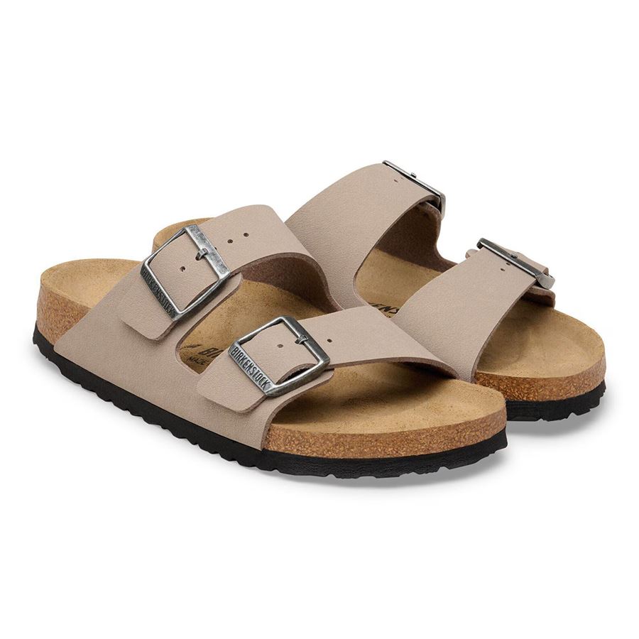 Arizona gray taupe, Birkibuc ciabatta unisex uomo donna Birkenstock | 1032070X