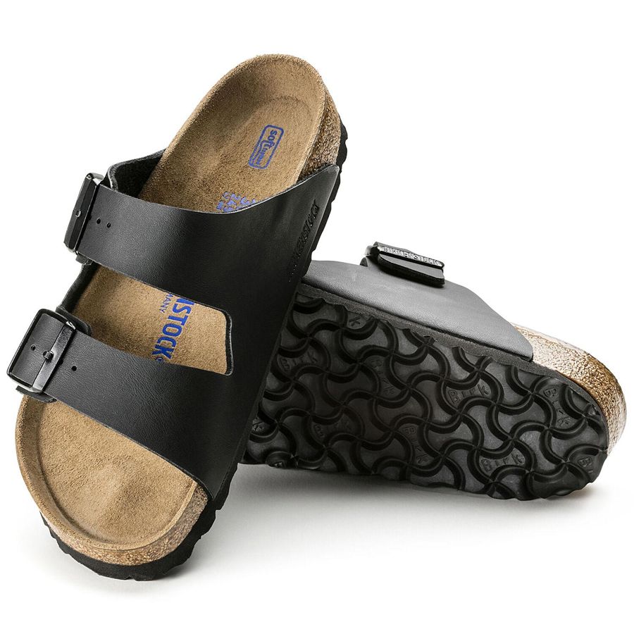 Arizona SFB black, Birko Flor - Calz. Stretta Plantare morbido Birkenstock | 551253X