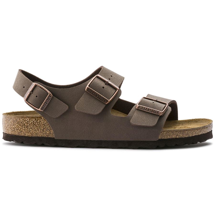 Milano mocca, Birkibuc - Calz. Stretta sandalo unisex uomo donna Birkenstock | 634503X