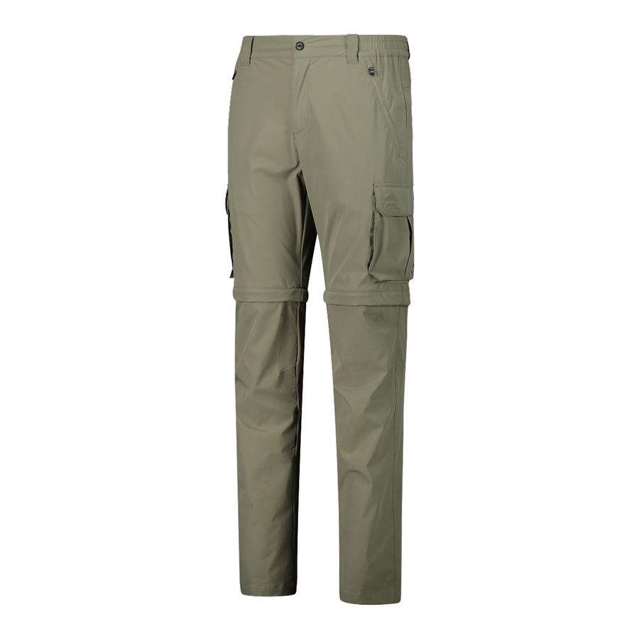 Pantaloni zip off con tasconi laterali stretch da uomo Cmp | 31T5627E663