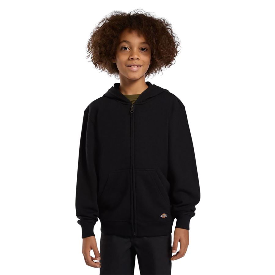 Felpa con cappuccio ezip terry da bambini Dickies | DK0A4Z6WBLK