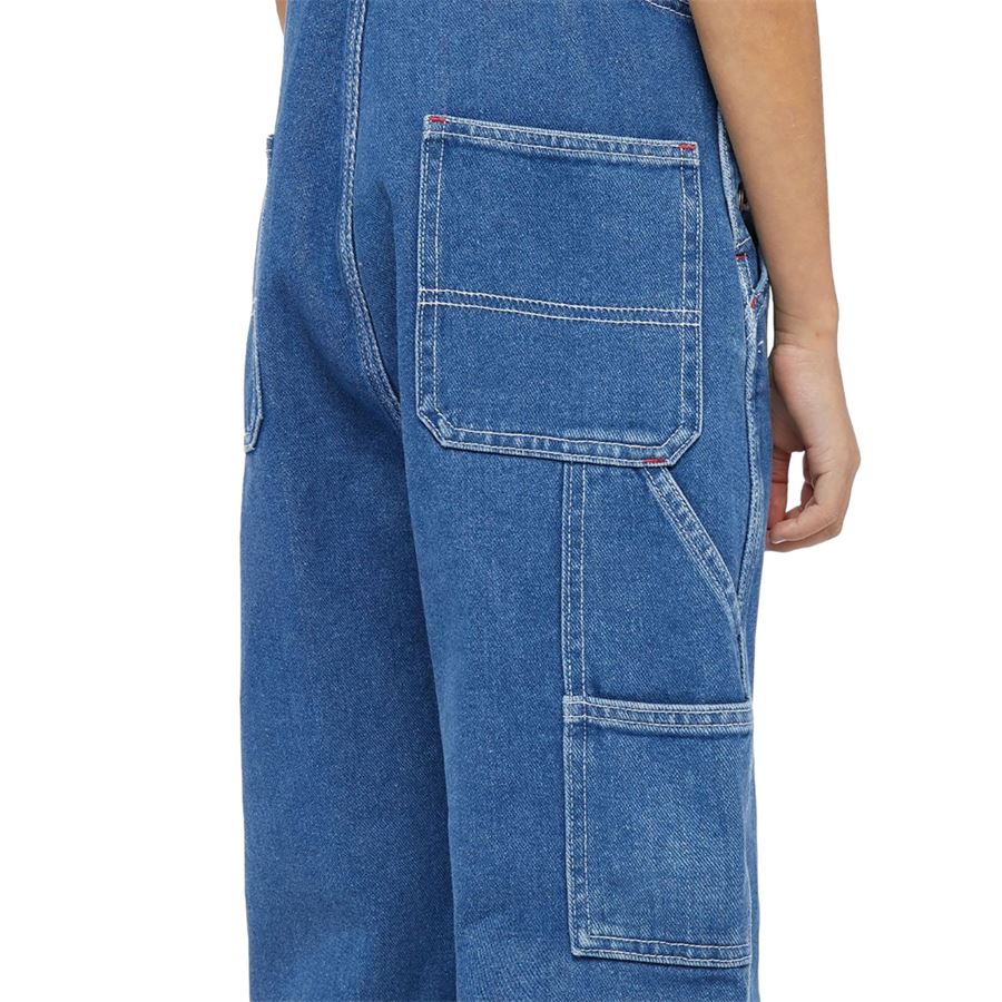 Kids Denim Bib salopette in denim da bambino Dickies | DK0KB102C7K