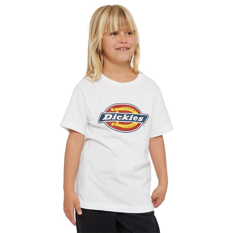 K Icon Logo Tee t-shirt manica corta da bambino Dickies | DK0KSR270WH