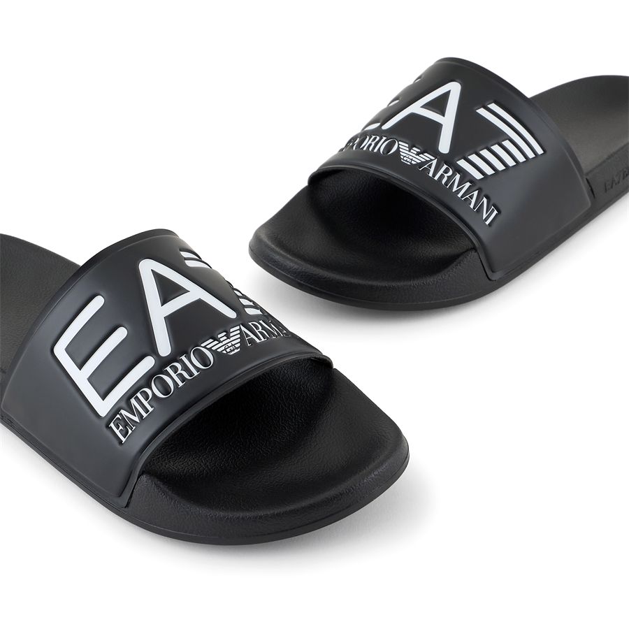 Slides con Maxi logo ciabatta unisex uomo donna EA7 | 7X000108AF15118AF15118UC001