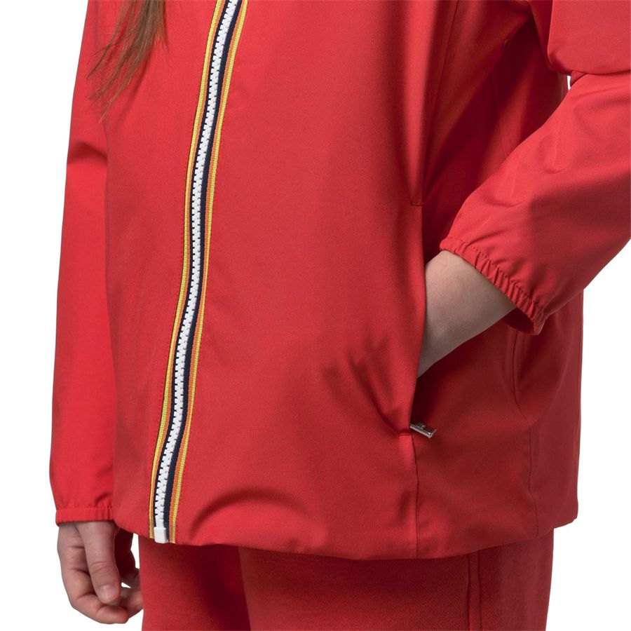 P Marguerite Stretch Poly Jersey giubbetto impermeabile da bambina K-Way | K2148PWB04