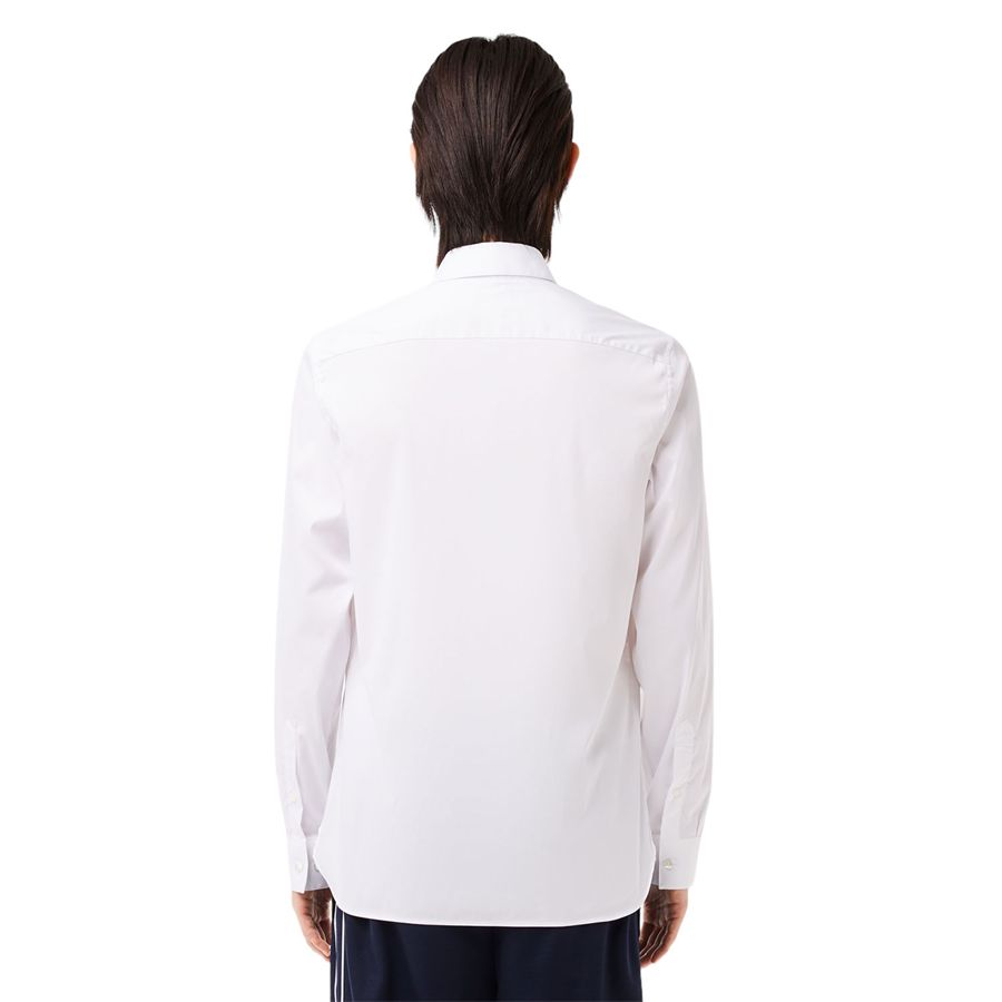 Camicia in popeline stretch slim fit da uomo Lacoste | CH5253001