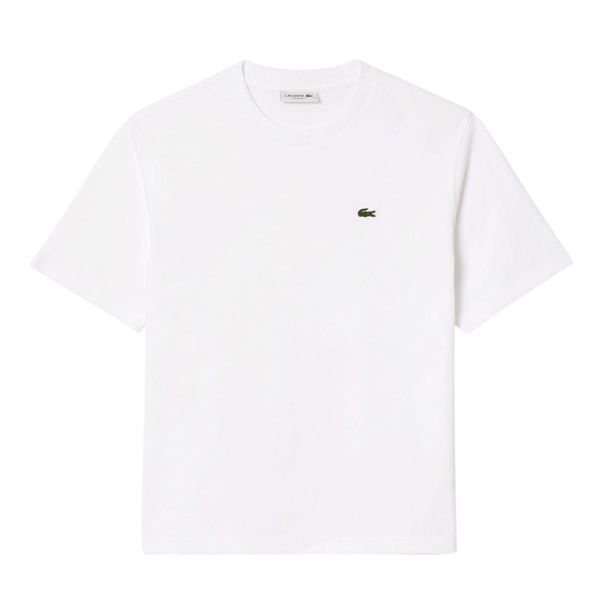 T-shirt a manica corta da donna in morbido cotone relaxed fit Lacoste | TF7215001