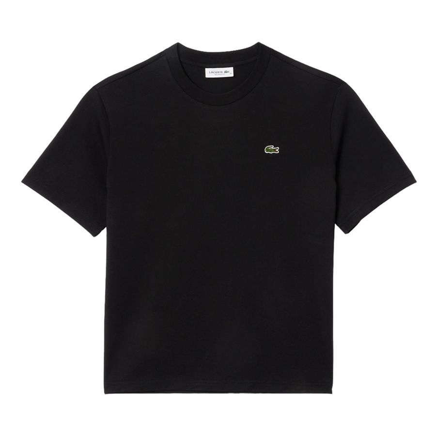 T-shirt a manica corta da donna in morbido cotone relaxed fit Lacoste | TF7215031