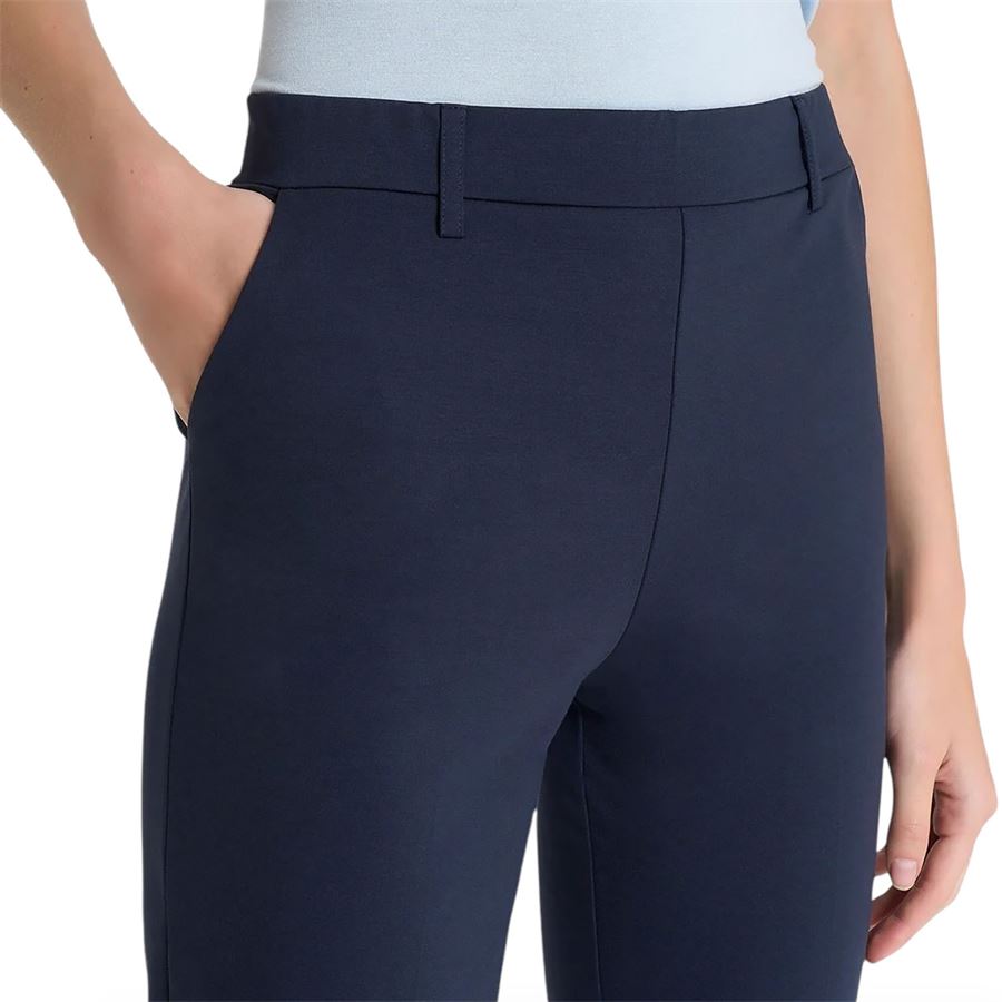 Pantalone dritto con tasche in Compact Light da donna Ragno | D293PP078