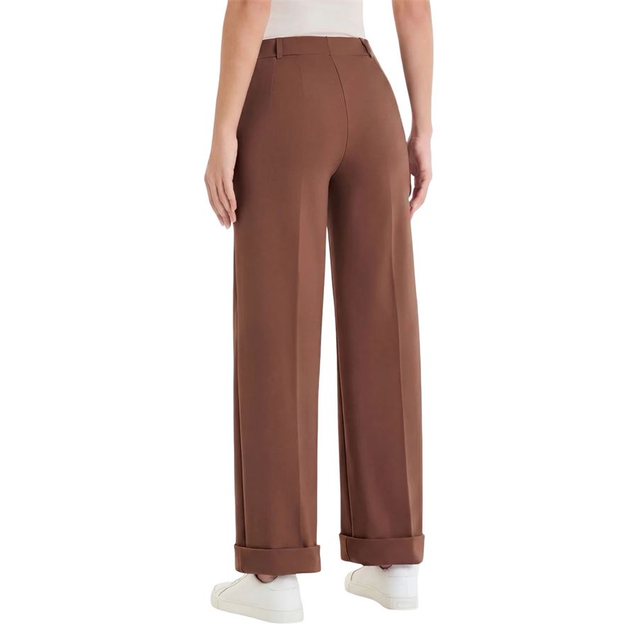 Pantalone ampio con tasche in Compact Light da donna Ragno | DC70P4562