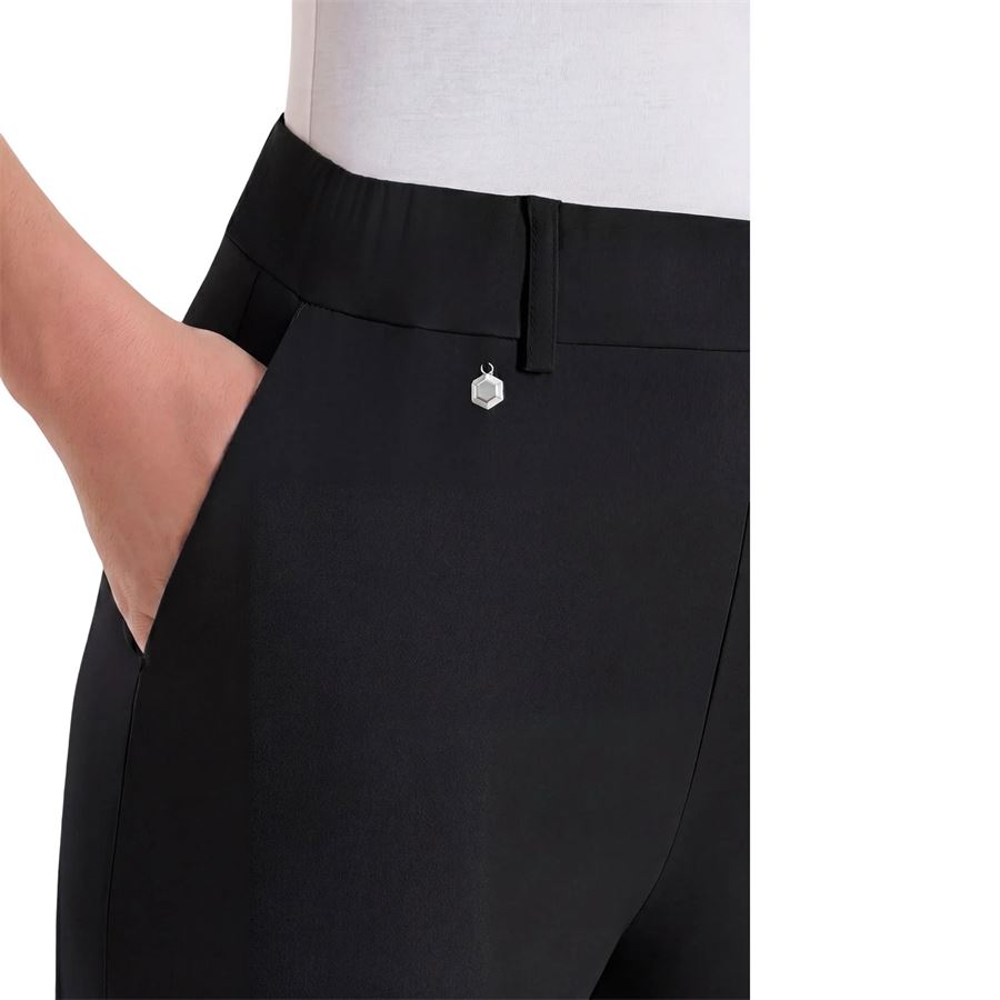 Pantalone a carota con tasche da donna in Super Fresh Ragno | DH15PF020