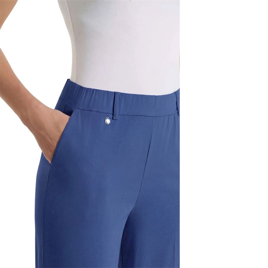 Pantalone a carota con tasche da donna in Super Fresh Ragno | DH15PFC70