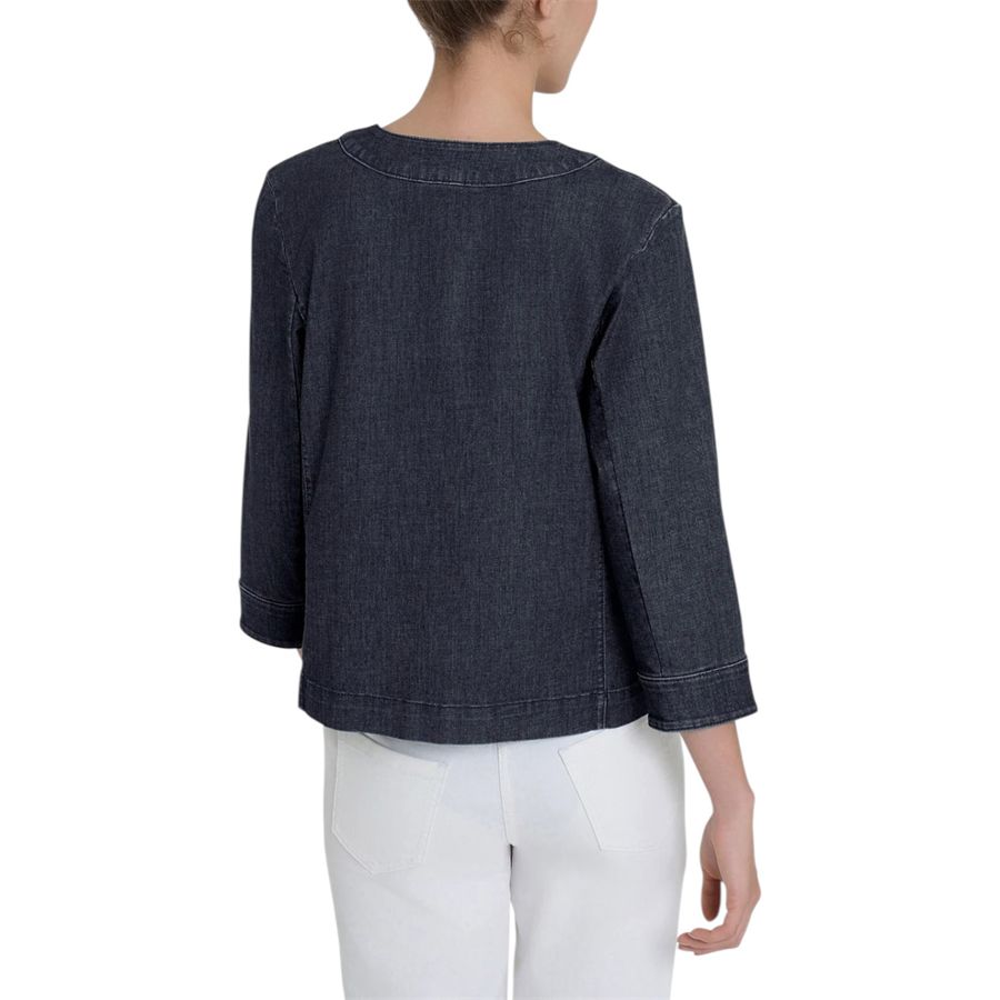 Giacca con bottoni in Light Denim da donna Ragno | DN18GW716