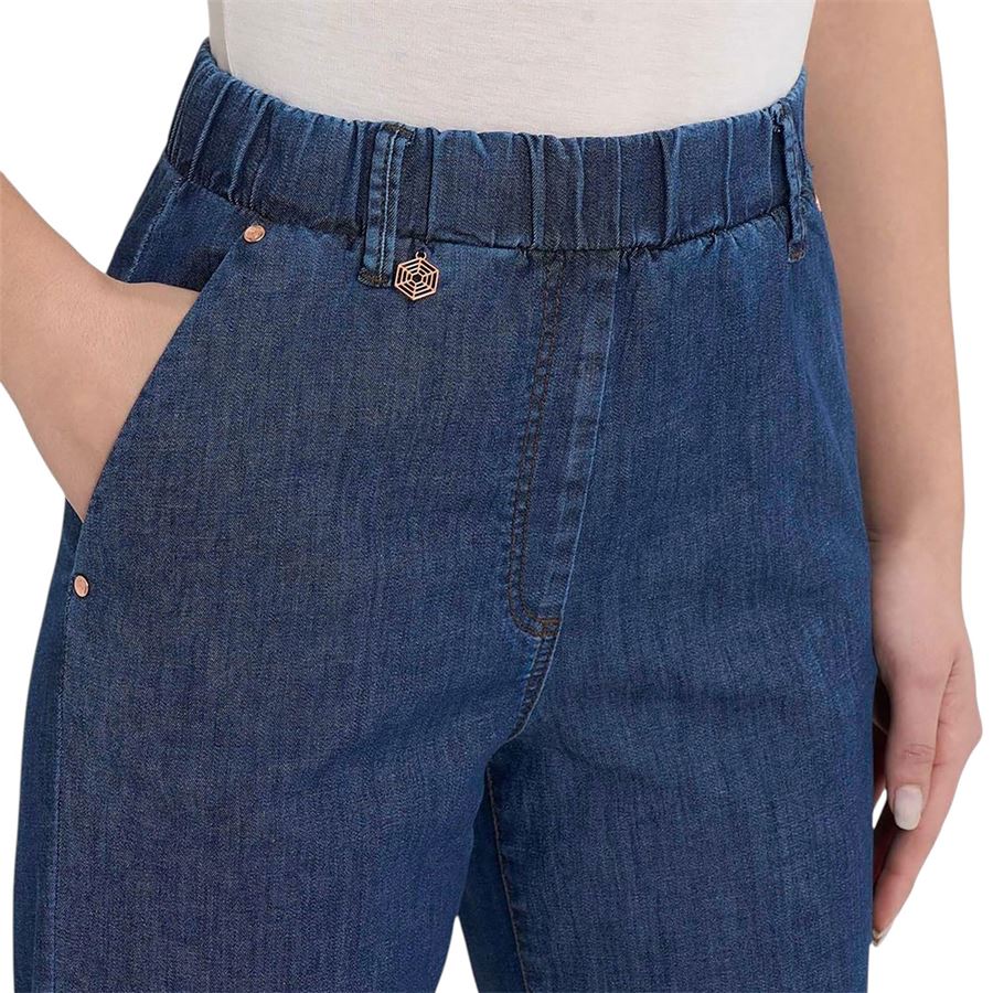 Jeans a carota con tasche in Light Denim da donna Ragno | DN18P7007