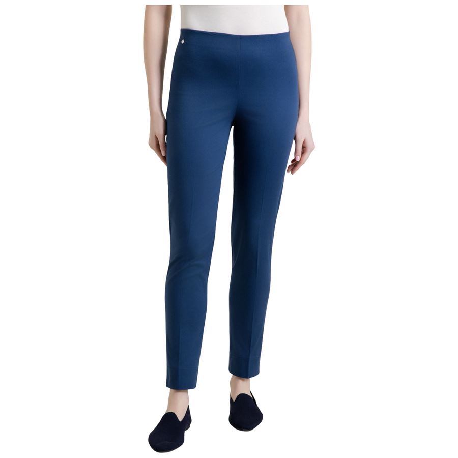 Pantalone a sigaretta con spacchetti in Satin Power da donna Ragno | DN22PSC70