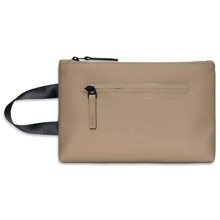 2 Zip Cosmetic Bag Large beauty case Rains | RA16250BEI