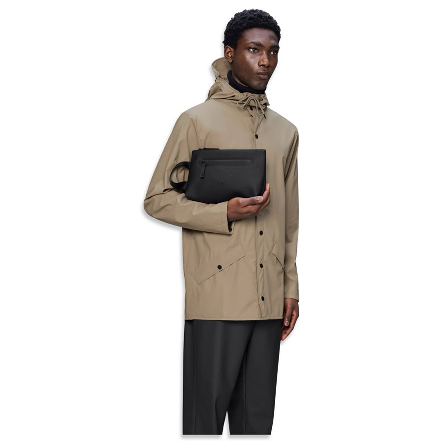 2 Zip Cosmetic Bag Large beauty case Rains | RA16250BLA