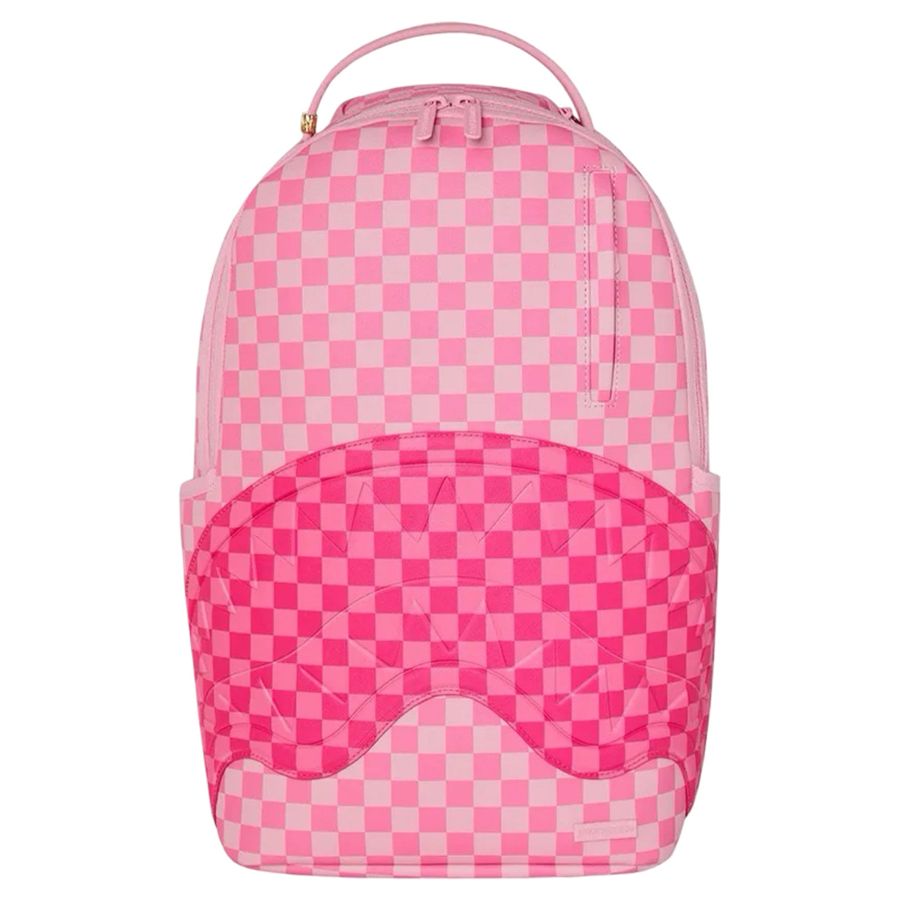 Pink Sharks In Paris Patch Backpack zaino Sprayground | 910B8717NSZ