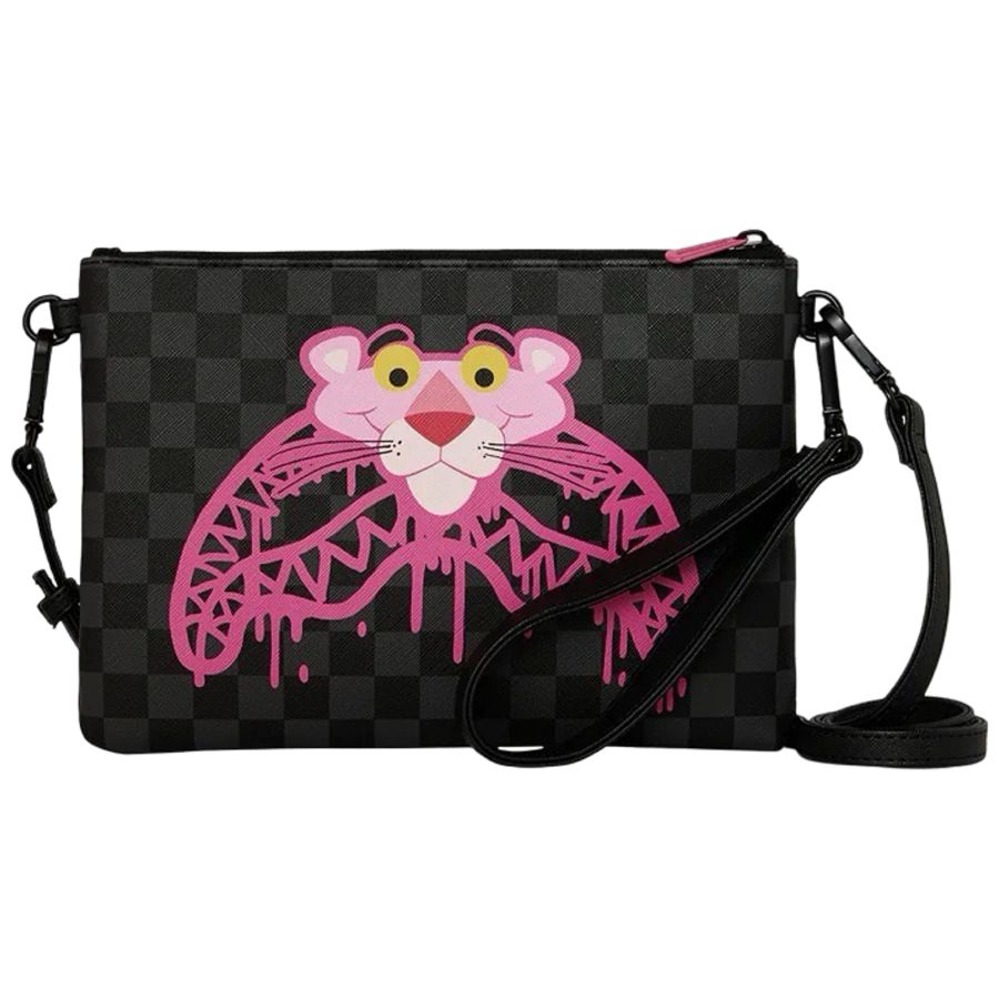 Pink Panther Drippy Diamonds Crossbody Pouchette pochette Sprayground | 910B8959NSZ