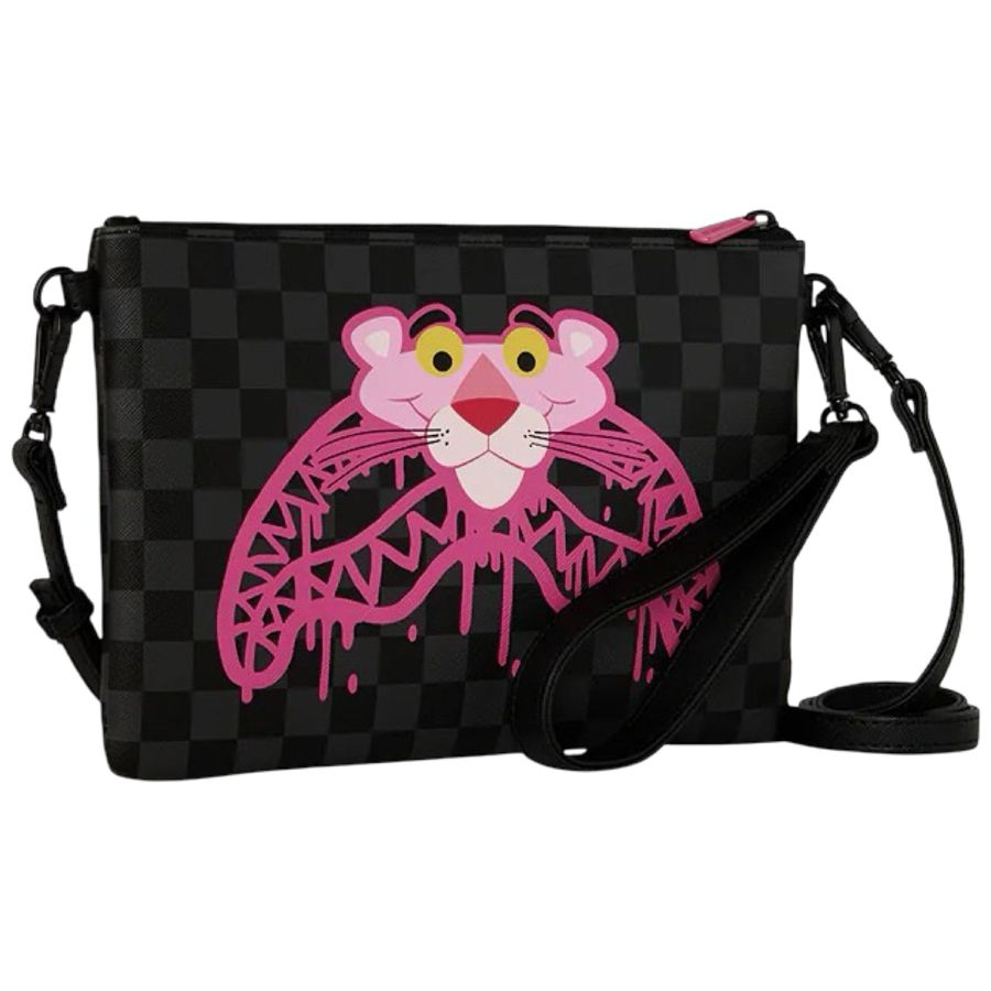 Pink Panther Drippy Diamonds Crossbody Pouchette pochette Sprayground | 910B8959NSZ