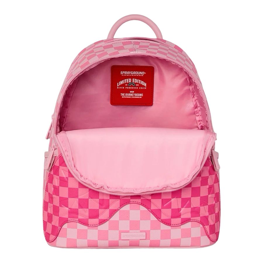 Pink Sharks In Paris Patch Savage Backpack zaino Sprayground | 910B9013NSZ