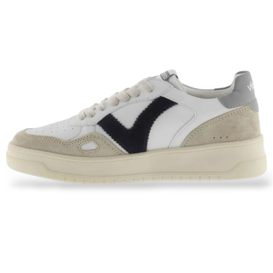 Seul effetto pelle e crosta sneakers da uomo Victoria | 1257101GRIS