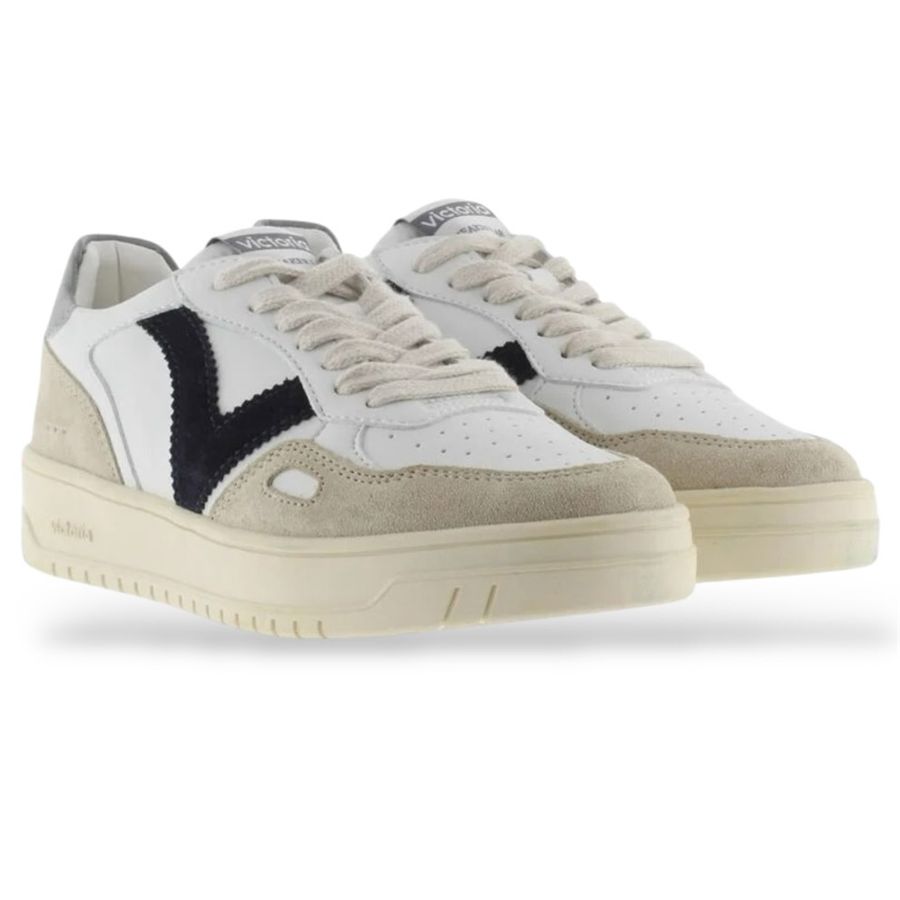 Seul effetto pelle e crosta sneakers da uomo Victoria | 1257101GRIS