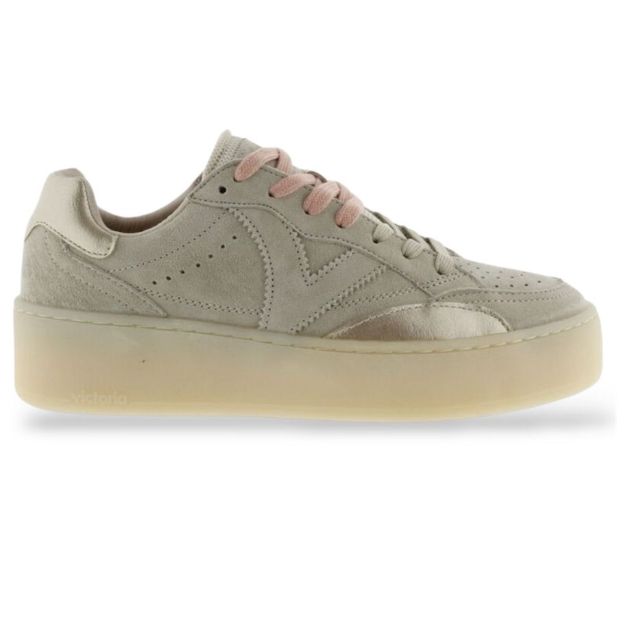Turin sneakers in camoscio da donna Victoria | 1265100BEIGE